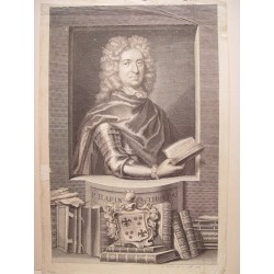 R. Rapin de Thoyras. Grabó George Vertue (Londres 1684-1756).