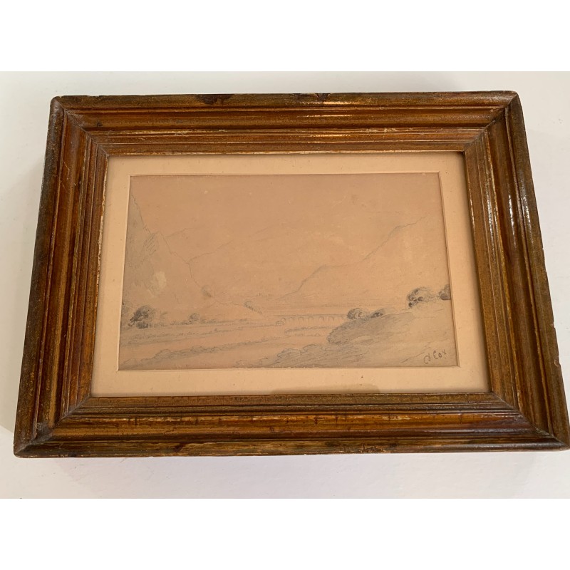 David Cox Snr (1783-1859) - Acquerello di inizio XIX secolo