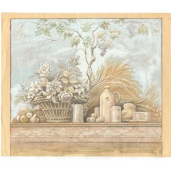 Aquarelle nature morte - XIXe ou XXe siècle