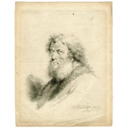 Kopf eines alten Mannes, 1752 – Thomas Worlidge, „Der englische Rembrandt“