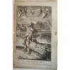 La parabole du semeur de semences - Gravure ancienne originale d'après G Freman, XVIIe siècle.