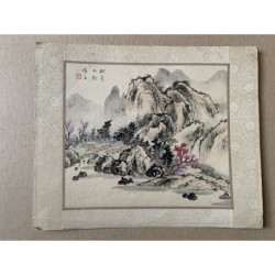 Chinesische Malerei. Aquarell und Tinte auf Seide und Papier, 20. Jahrhundert.
