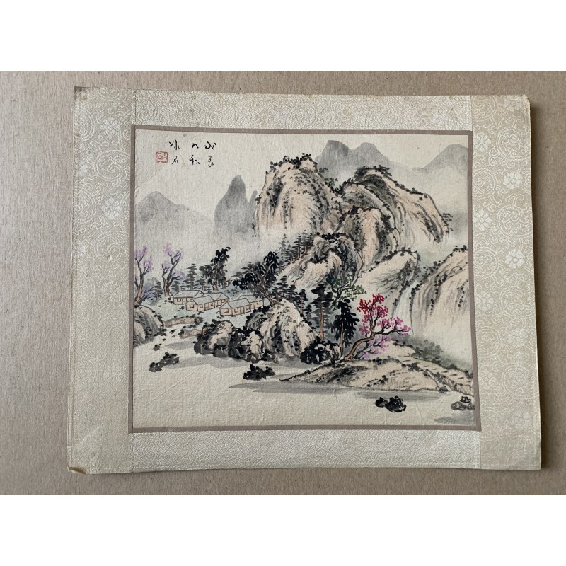 Chinese painting. Watercolour and ink on silk and paper, 20th century.