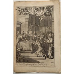 Bible. La Purification de la Sainte Vierge, gravée par Burnford d'après un dessin de G. Freeman.