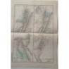 Quattro mappe di luoghi biblici, 1853