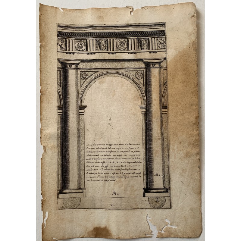 1570. Vignola : Règle des cinq ordres de l'architecture - Architecture