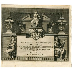 Au tres noble et tres Seigneur Mons. Gebrant Pancras Michielsz por Vander Aa, 1707
