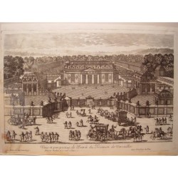 Das Grand Trianon in Versailles im 17. Jahrhundert – Kupferstich von Pierre Aveline