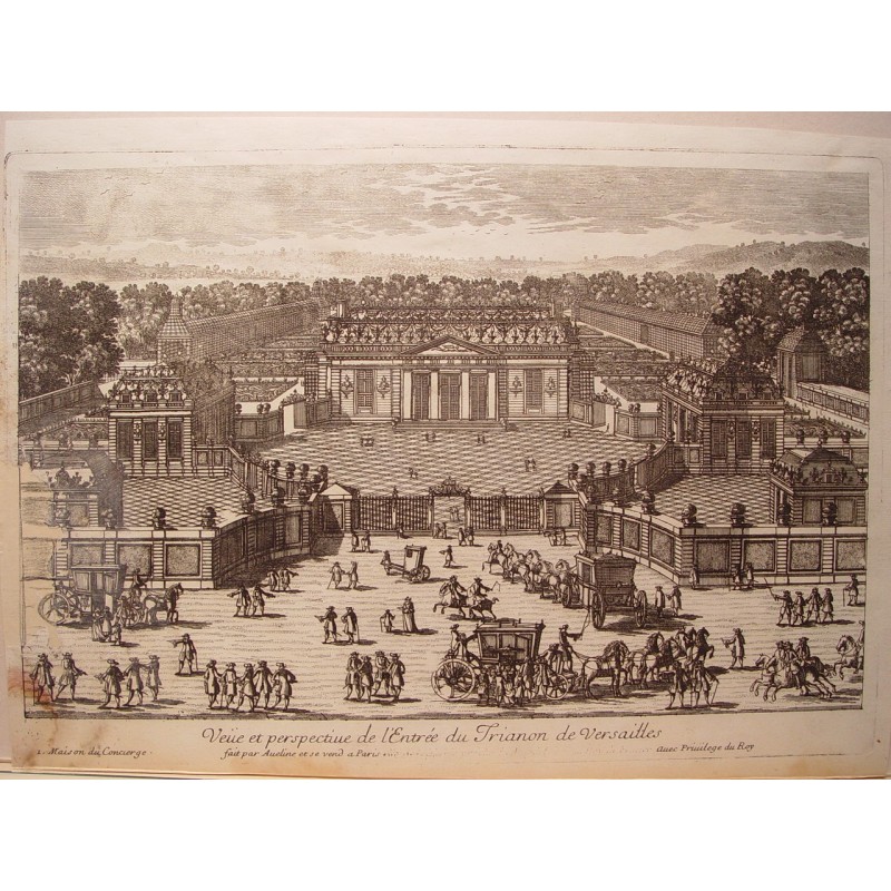 Das Grand Trianon in Versailles im 17. Jahrhundert – Kupferstich von Pierre Aveline