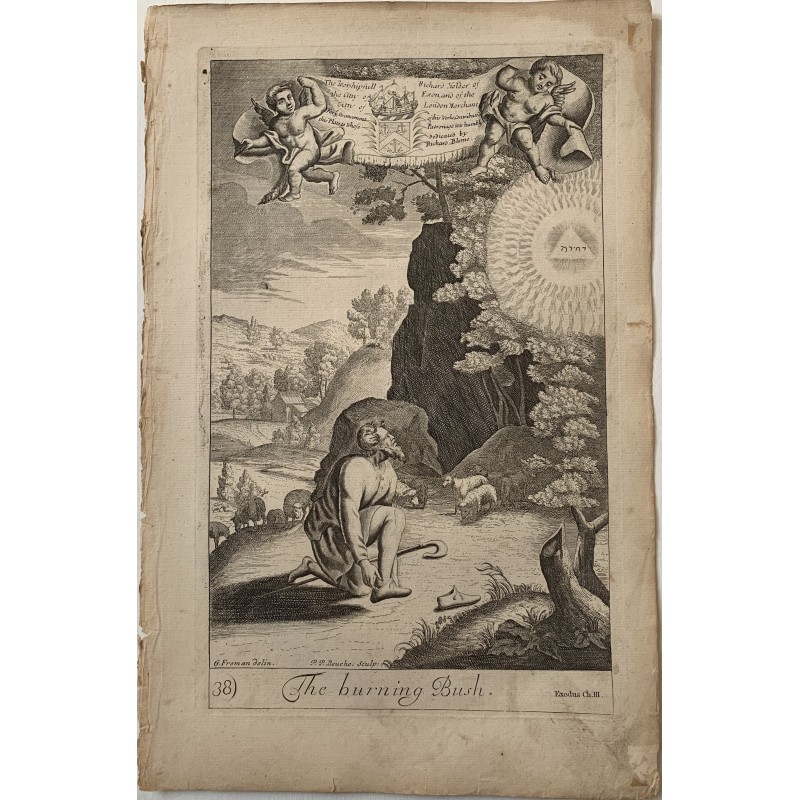 Bible. Le Buisson Ardent, gravé par P. P. Bouche, 1690