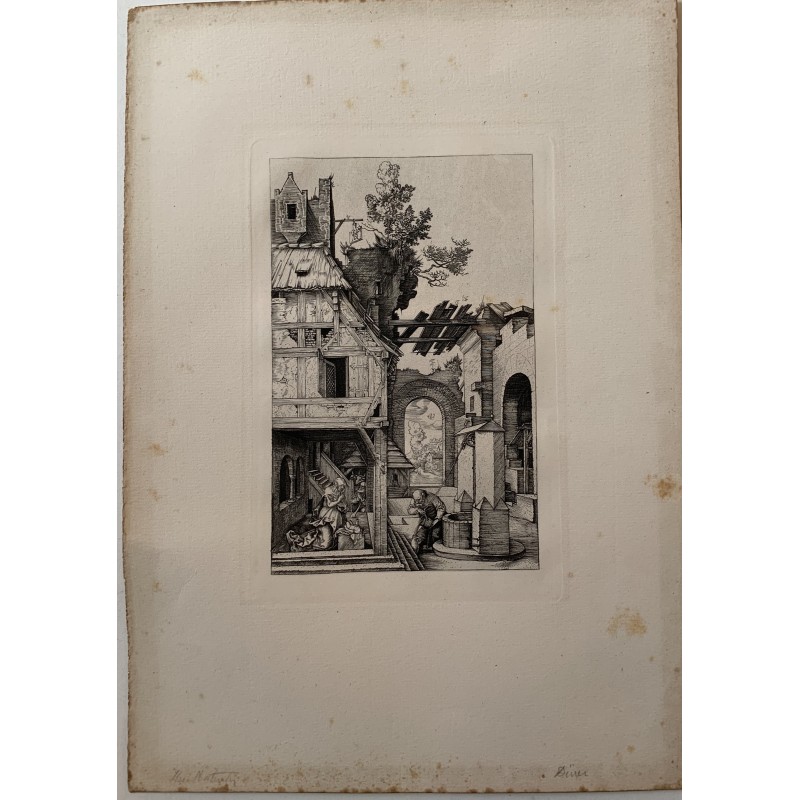 1875. Amand-Durand. La Nativité, d'après Dürer