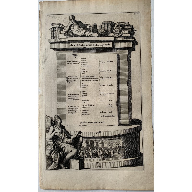 Copertina della Bibbia - Edizione olandese della Bibbia illustrata, 1690