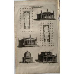 Architettura greca antica - Edizione olandese della Bibbia illustrata, 1690