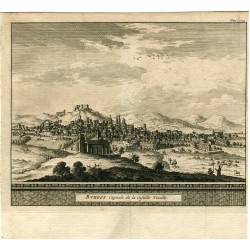 Burgos Capitale de la Castille Vieille por Pieter vander Aa, 1707