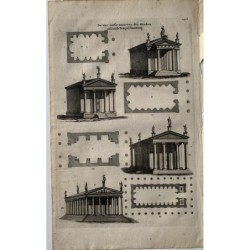 Templi greci antichi - Edizione olandese della Bibbia illustrata, 1690