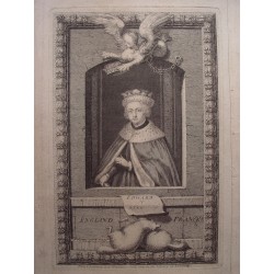 «Edward V, King of England and France» Dibujó y grabó George Vertue (Londres 1684-1756).