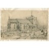 Angleterre. Hastings. Église de Brexhill. Dessin. Daté de 1847.