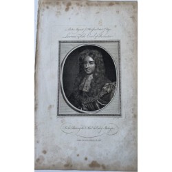 1785. Laurence Hyde, comte de Rochester. Gravure de Goldar.