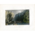 Vue sur le canal Érié. d'après les travaux de WH Bartlett. Gravure de JT Willmore (1840)