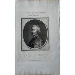 Portraits. John Dryden. Engraved by Goldar, drawn by G. Kneller.