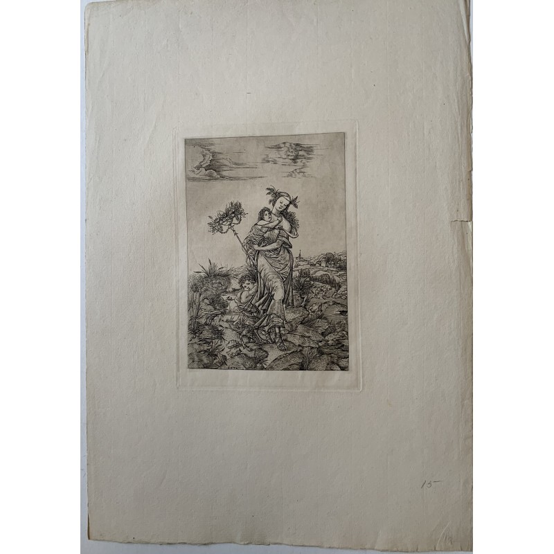 1878. Ceres (Mythologie). Heliogravüre von Amand-Durand nach Cristofano Robetta