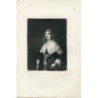 La Femme d'Utrech incisa da L. Flameng da un'opera di Rembrandt.