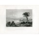 EEUU Boston and Bunker Hill grabado por C. Cousen, 1840