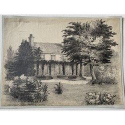 Brook Cottage Barnhill. Disegno del 1853