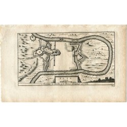 Flix, Tarragona (Spain). 1715 - Van der Aa