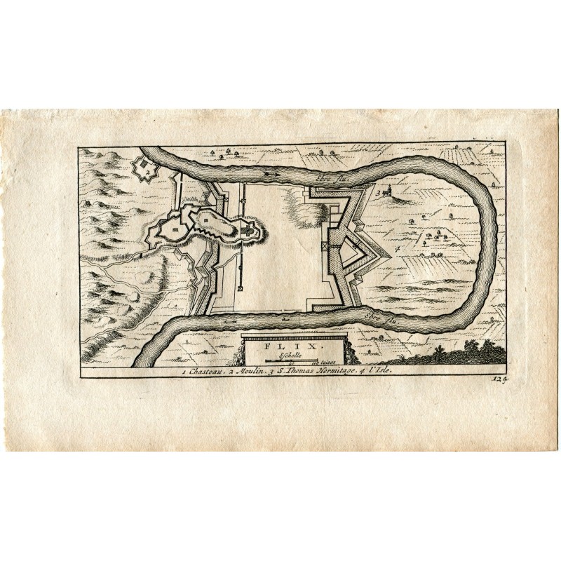 Flix, Tarragona (Spagna). 1715 - Van der Aa