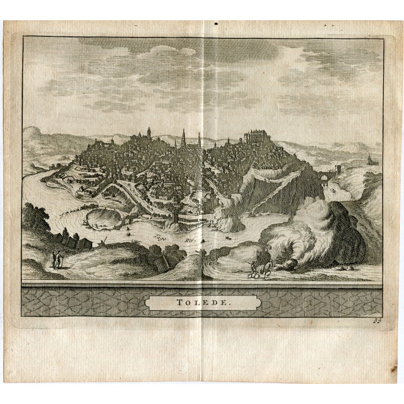 Tolède (Espagne). 1715 - Van der Aa