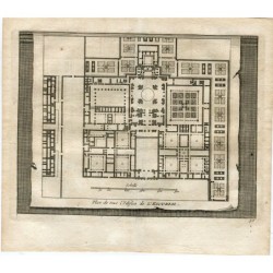 Plan du palais de l'Escurial. 1715 - Van der Aa