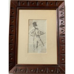 Jose Puigserver. Drawing of a character