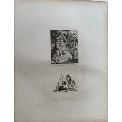 William Hogarth. Frontispiz und Schlussstück