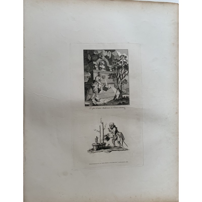 William Hogarth. Frontispiz und Schlussstück