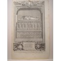 «Le monument du roi Richard II et d'Ann sa reine à l'abbaye de Westmister» Dib. Gravelot Gravé Goldar (Oxford, 1729- Londres, 17
