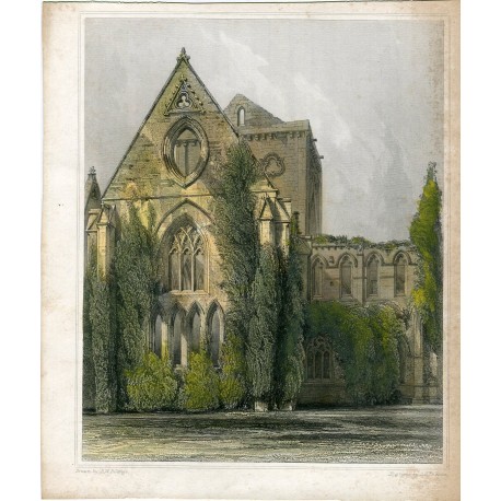 Catedral grabado por J.H. Le Keux, dibujó R.W. Billings