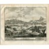 La ville de Grenade, gravure de P. Van der Aa (Alvarez de Colmenar)