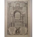 «The Monument of Mary Queen of Scots in Westminster Abbey. Fig. Gravelot. He engraved Goldar (Oxford, 1729- London, 1795).