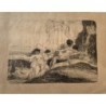 Lithographie intéressante. Nus probablement d'Anders Zorn.
