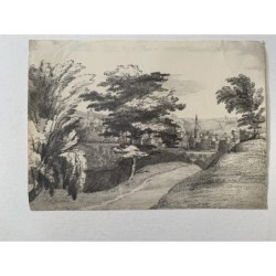 Angleterre. Northcumberland. Morpeth, près du château.