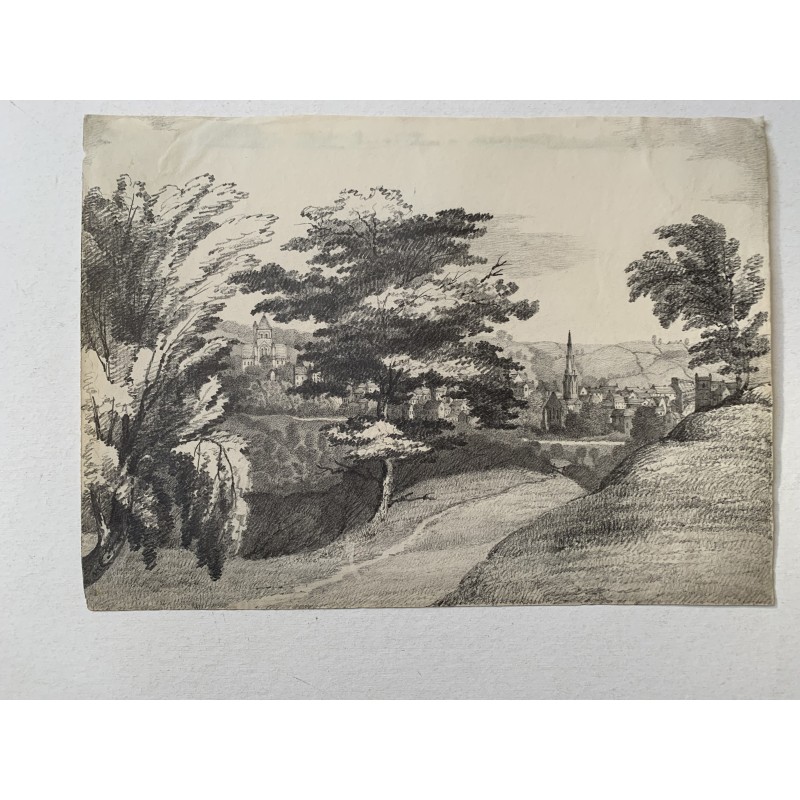 Angleterre. Northcumberland. Morpeth, près du château.