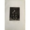 Portrait d'un nain barbu gravé par Bartolomé Maura, copie de Vélasquez.