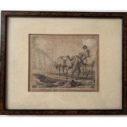 Jeremias Wolff, gravé pour 'Diversi pensieri' par Georg Philipp Rugendas en 1699.