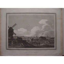 Depuis le boulevard du Sud. Paris.