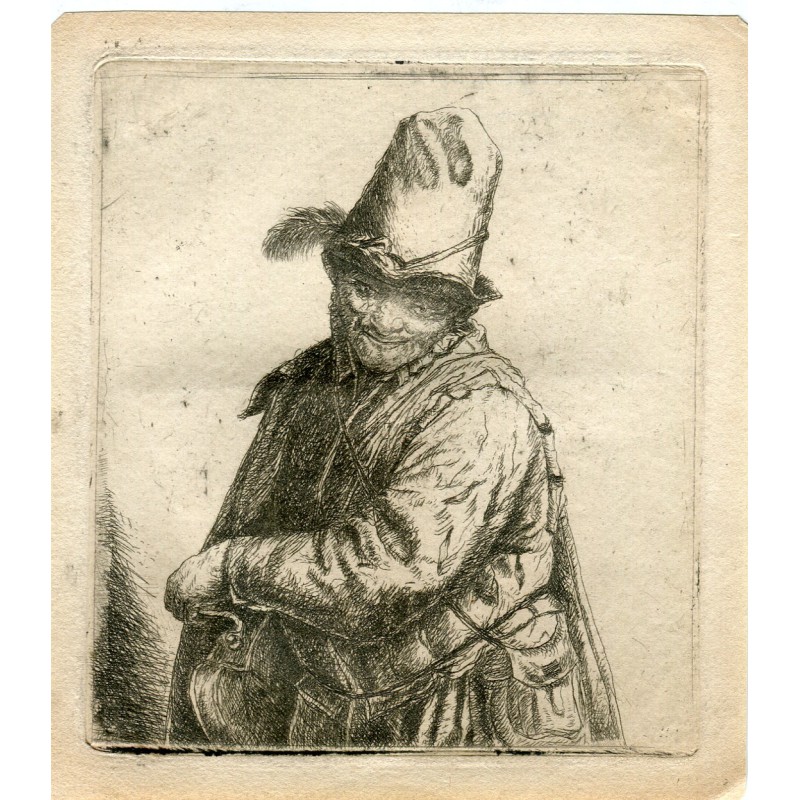 The Organ Grinder, later engraving by Adrian van Ostade, 18th century