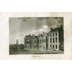 England. Anderson Place. Engraving by Angus, drew Sharpe