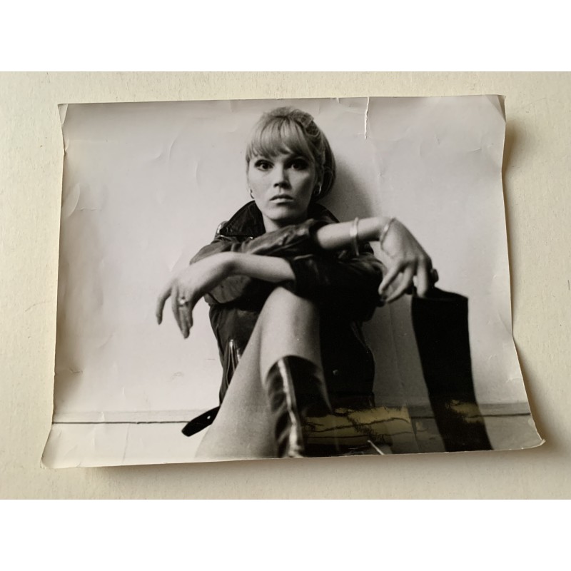 Vintage photograph of Catherine Rouvel, French actress.