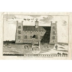 Inglaterra. The Prospeet of Lumley Castle dibujado por Edward Barrass