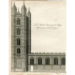 Inglaterra. The Parish Church of St. Mary Aldermary in Bow Lane